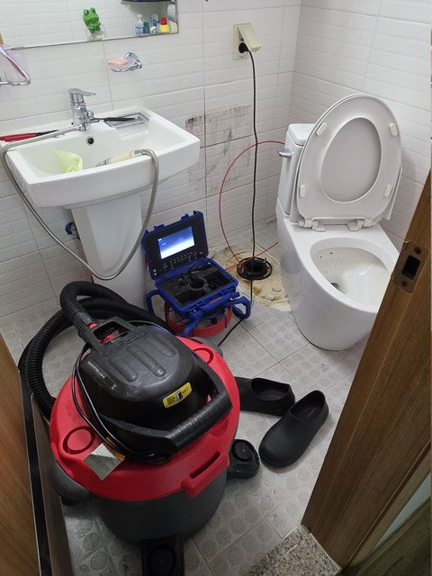 독산로 현주빌 화장실 배관 막힘 관통·내시경 점검